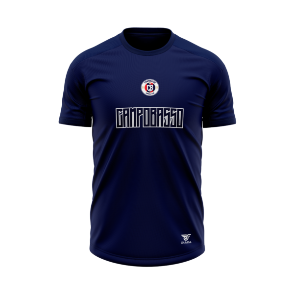 tshirt campobasso allenamento blu